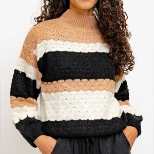 🌼 3/$25 Mine Mock Neck Sweater